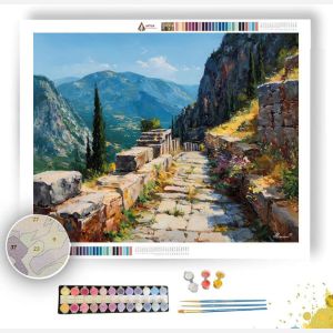 DELPHI MOUNTAIN PATH - Paint by Numbers Full Kit
