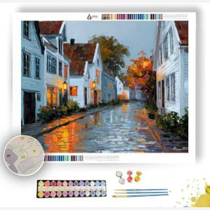 STAVANGER OLD TOWN - Paint by Numbers Full Kit