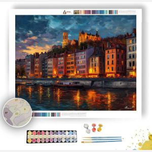 LYON OLD TOWN - Paint by Numbers Full Kit