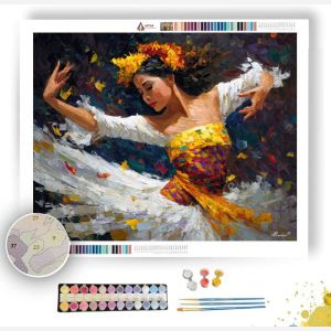 BALINESE DANCE MOMENT - Paint by Numbers Full Kit