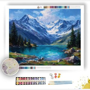 ST MORITZ LAKE - Paint by Numbers Full Kit
