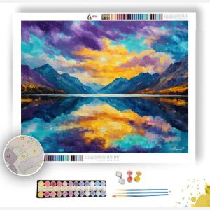 PATAGONIA LAKE MIRROR - Paint by Numbers Full Kit