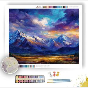 PATAGONIA MOUNTAIN LIGHT - Paint by Numbers Full Kit