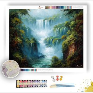 IGUAZU FALLS MIST - Paint by Numbers Full Kit