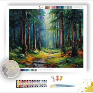 NORWEGIAN FOREST PATH - Paint by Numbers Full Kit