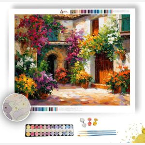 CORDOBA PATIO FLOWERS - Paint by Numbers Full Kit