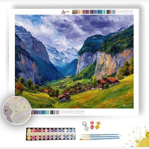 GRINDELWALD CLIFFS - Paint by Numbers Full Kit