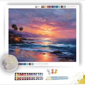 PERUVIAN COAST DAWN - Paint by Numbers Full Kit
