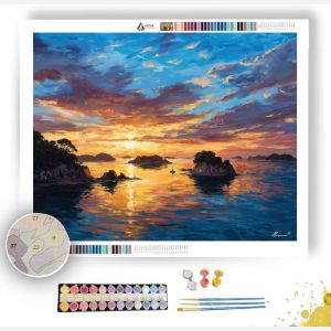 BAY OF ISLANDS SUN - Paint by Numbers Full Kit