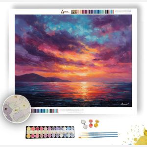COOK STRAIT HORIZON - Paint by Numbers Full Kit