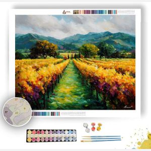 CHAMPAGNE VINEYARDS - Paint by Numbers Full Kit
