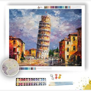 PISA TOWER VIEW - Paint by Numbers Full Kit