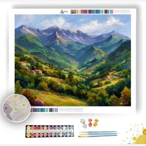 PYRENEES VALLEY LIGHT - Paint by Numbers Full Kit