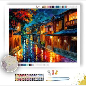 KANAZAWA OLD TOWN - Paint by Numbers Full Kit