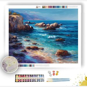 CRETE COAST MORNING - Paint by Numbers Full Kit