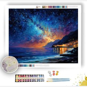 PORTUGUESE NIGHT SKY - Paint by Numbers Full Kit