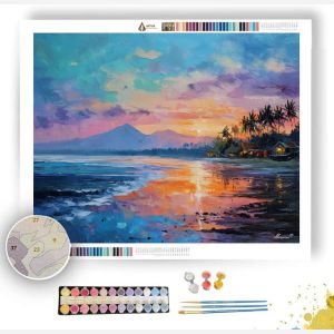 LOMBOK BEACH DAWN - Paint by Numbers Full Kit