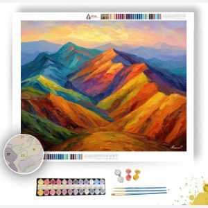 QUEBRADA COLOR HILLS - Paint by Numbers Full Kit