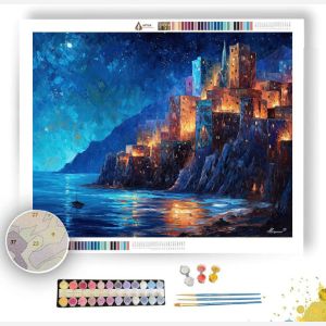 CRYSTAL CLIFF CITY - Paint by Numbers Full Kit