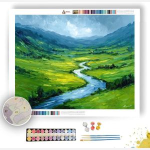 IRISH RIVER VALLEY - Paint by Numbers Full Kit