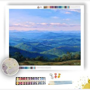 BLUE RIDGE OVERLOOK - Paint by Numbers Full Kit