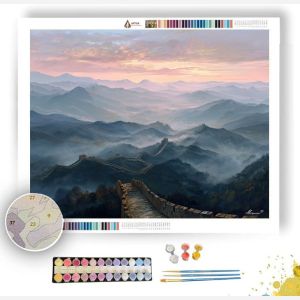 GREAT WALL DAWN - Paint by Numbers Full Kit