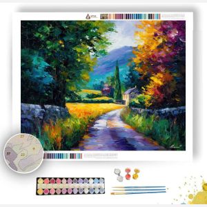 IRISH COUNTRY ROAD - Paint by Numbers Full Kit