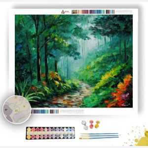 BRAZILIAN JUNGLE PATH - Paint by Numbers Full Kit