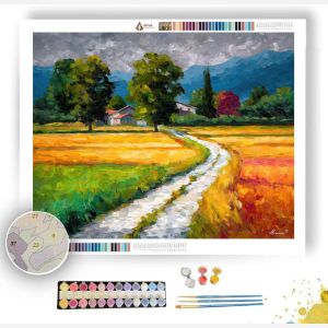 AUSTRIAN COUNTRYSIDE ROAD - Paint by Numbers Full Kit