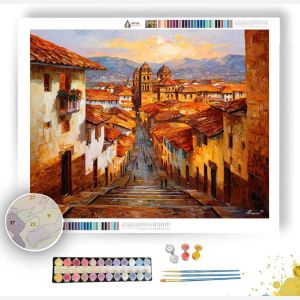CUSCO OLD TOWN - Paint by Numbers Full Kit