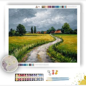DUTCH COUNTRYSIDE ROAD - Paint by Numbers Full Kit