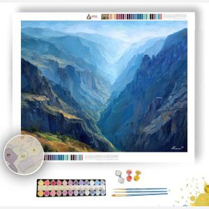 COLCA CANYON DEPTHS - Paint by Numbers Full Kit