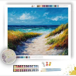 DANISH BEACH PATH - Paint by Numbers Full Kit