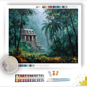 PALENQUE JUNGLE MIST - Paint by Numbers Full Kit