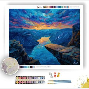 TROLLTUNGA OVERLOOK - Paint by Numbers Full Kit