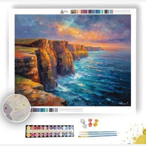 CLIFFS OF MOHER LIGHT - Paint by Numbers Full Kit