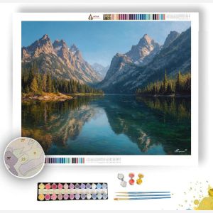 GRAND TETON MORNING - Paint by Numbers Full Kit