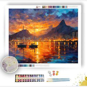 RIO SUNSET BAY - Paint by Numbers Full Kit