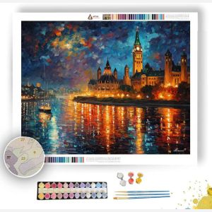 OTTAWA PARLIAMENT LIGHT - Paint by Numbers Full Kit