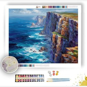 CAPE PENINSULA CLIFFS - Paint by Numbers Full Kit