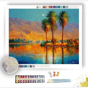 EGYPTIAN OASIS - Paint by Numbers Full Kit