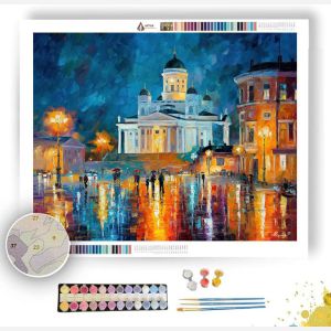 HELSINKI CATHEDRAL VIEW - Paint by Numbers Full Kit