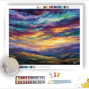 TURKISH MOUNTAIN RIDGE - Paint by Numbers Full Kit