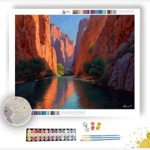 ZION CANYON GLOW - Paint by Numbers Full Kit