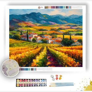 CAPE WINELANDS LIGHT - Paint by Numbers Full Kit