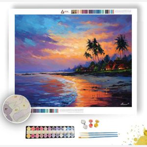 BALI COAST DAWN - Paint by Numbers Full Kit