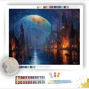 MOONFALL METROPOLIS - Paint by Numbers Full Kit