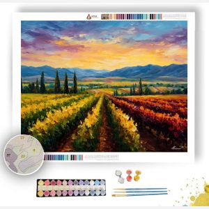 HAWKE BAY VINEYARDS - Paint by Numbers Full Kit