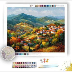 PORTUGUESE AUTUMN HILLS - Paint by Numbers Full Kit