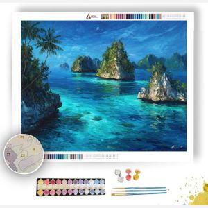 RAJA AMPAT ISLETS - Paint by Numbers Full Kit